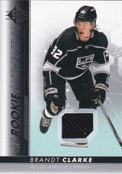 jersey RC karta BRANDT CLARKE 22-23 SP Rookie Authentics Jersey číslo 139